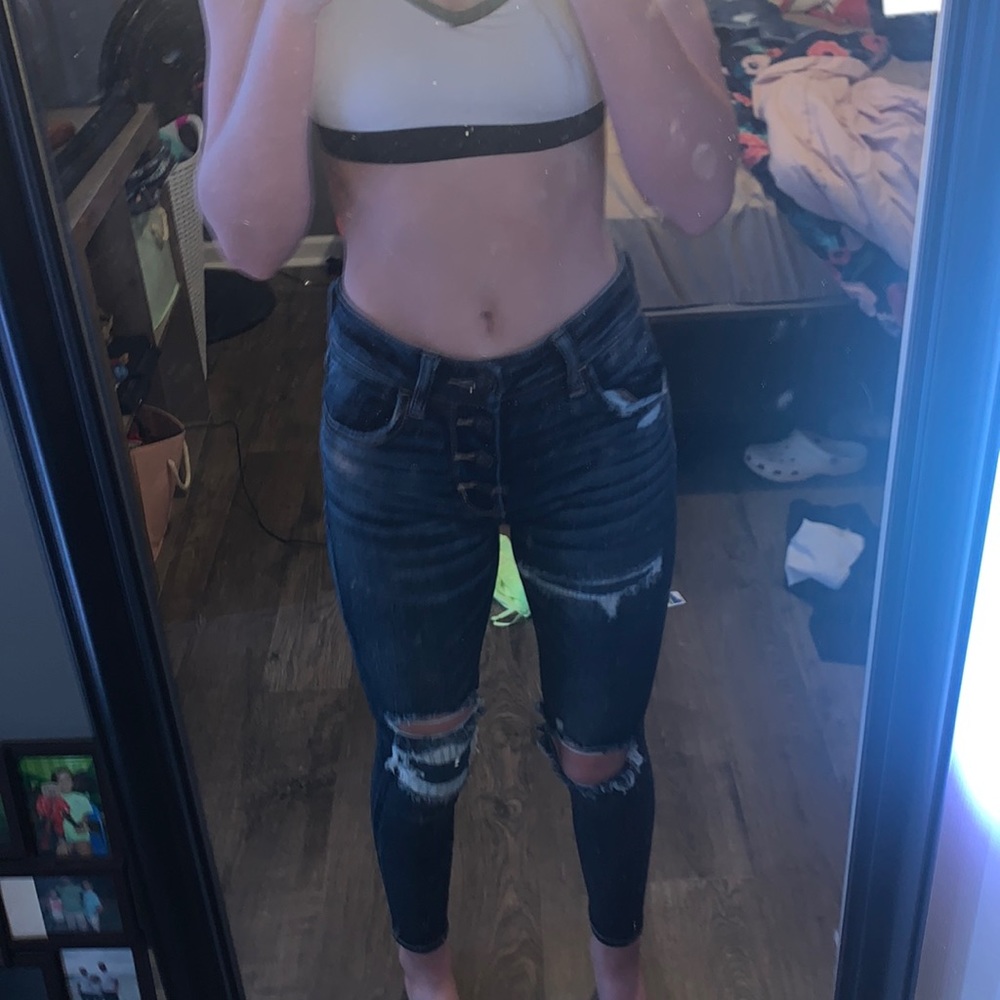 american eagle next level stretch high rise jeans
